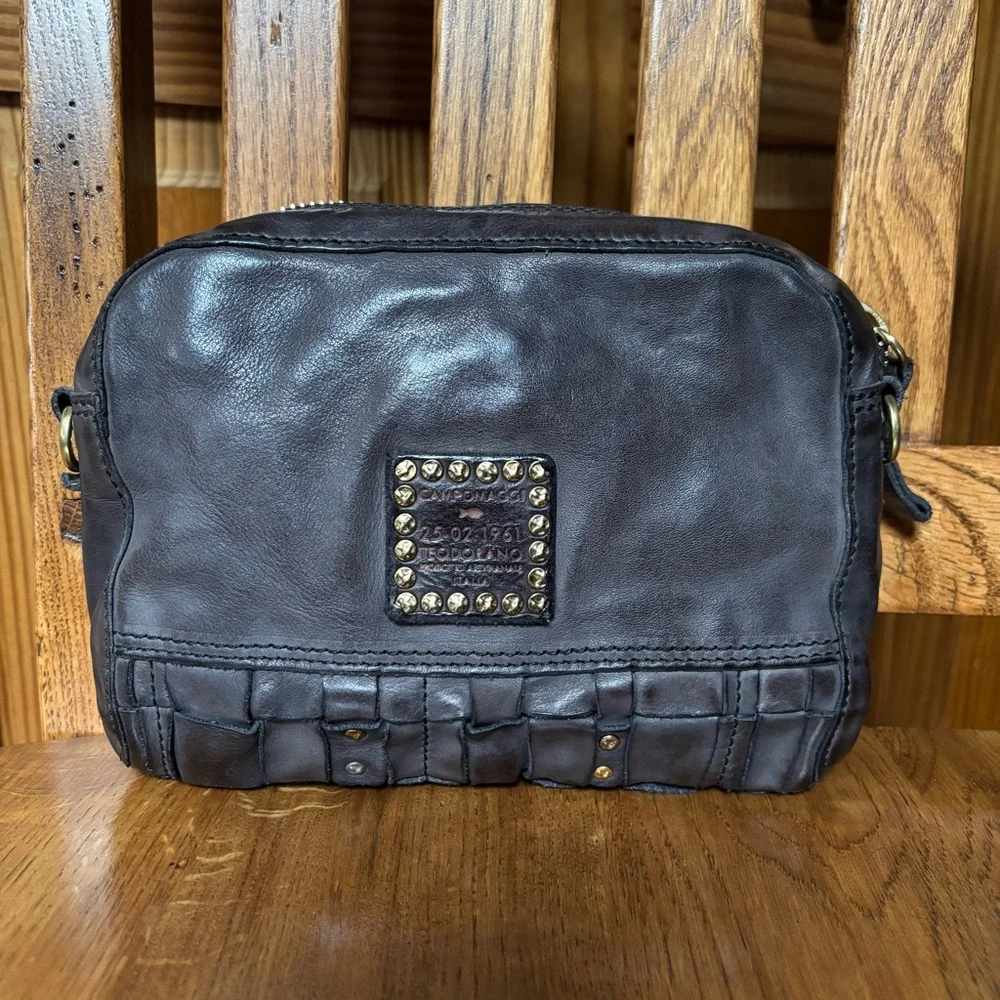 Campomaggi Edera Studded Mini Boston Bag - Picture 4 of 9